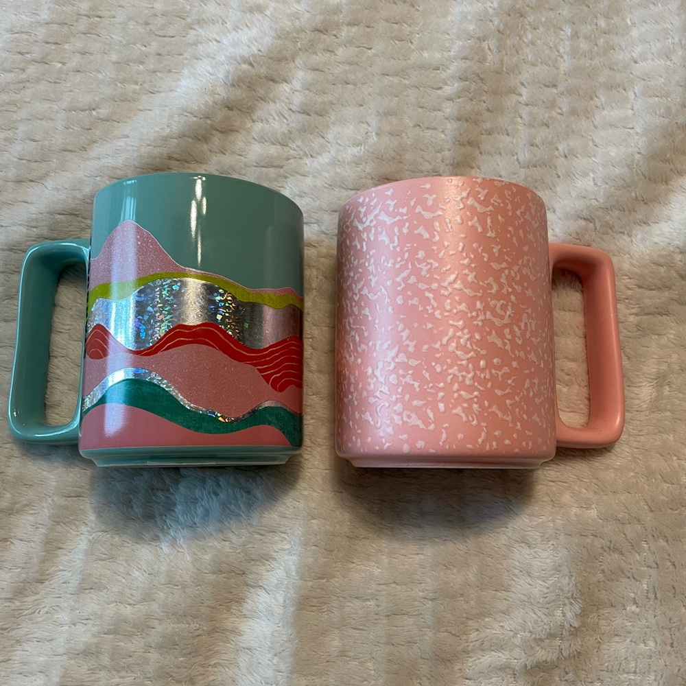 Set of two Starbucks coffee mugs